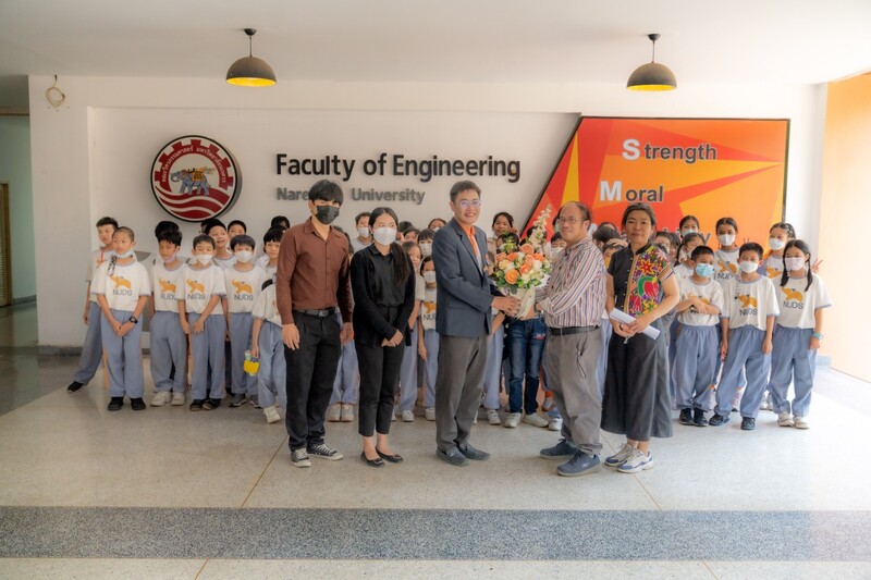 โรงเรียนอนุบาลและประถมสาธิตมหาวิทยาลัยนเรศวร เข้าศึกษาแหล่งเรียนรู้เพิ่มประสบการณ์พื้นฐานทางวิศวกรรมศาสตร์